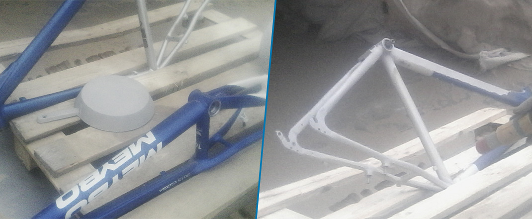 Чистка рам мотоциклов, прицепов